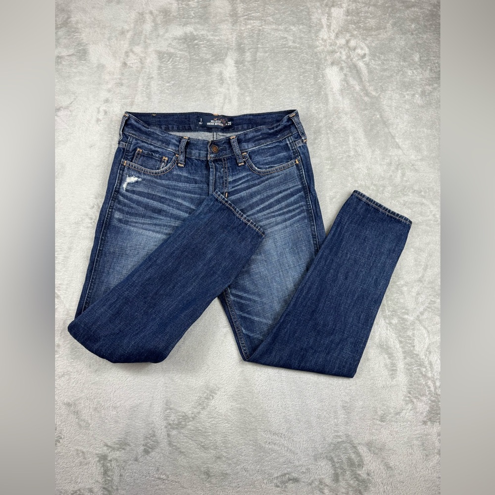 Hollister Vintage boyfriend jeans sz 1 - Picture 4 of 9